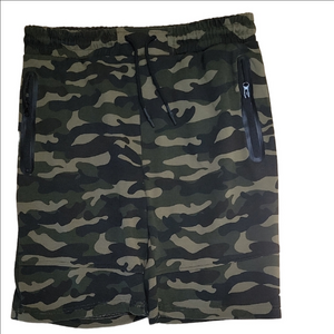 Wicked Stitch Men's Camouflage Pull-On Jogger Shorts Size Large EUC